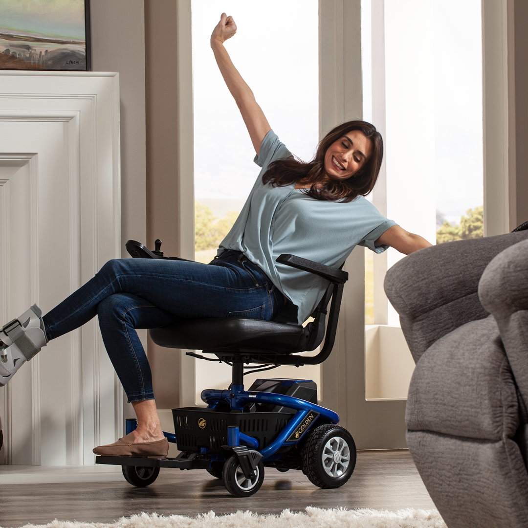 Golden LiteRider Envy Blue Indoor in Home