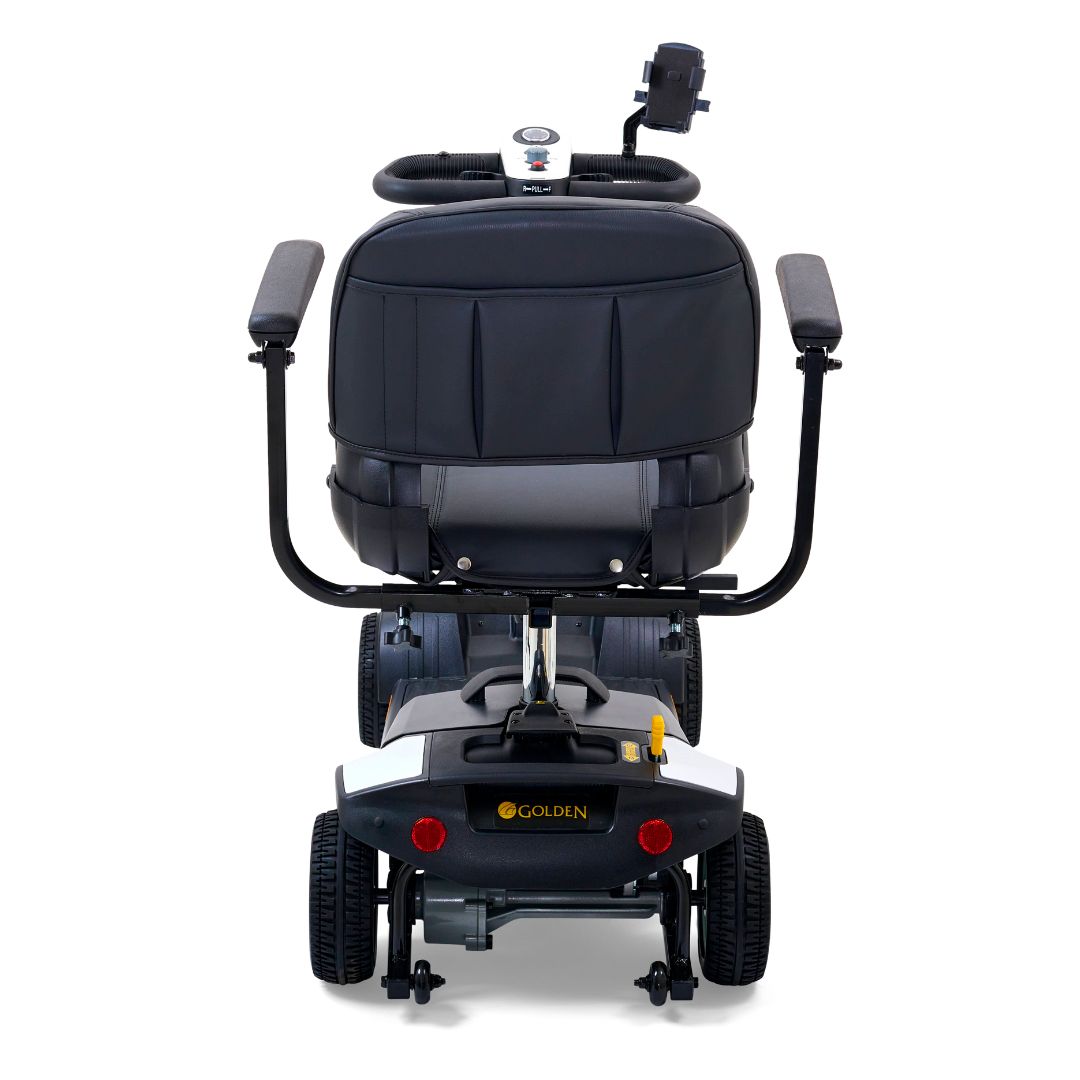 Buzzaround XL 4-Wheel Crisp White Rear View