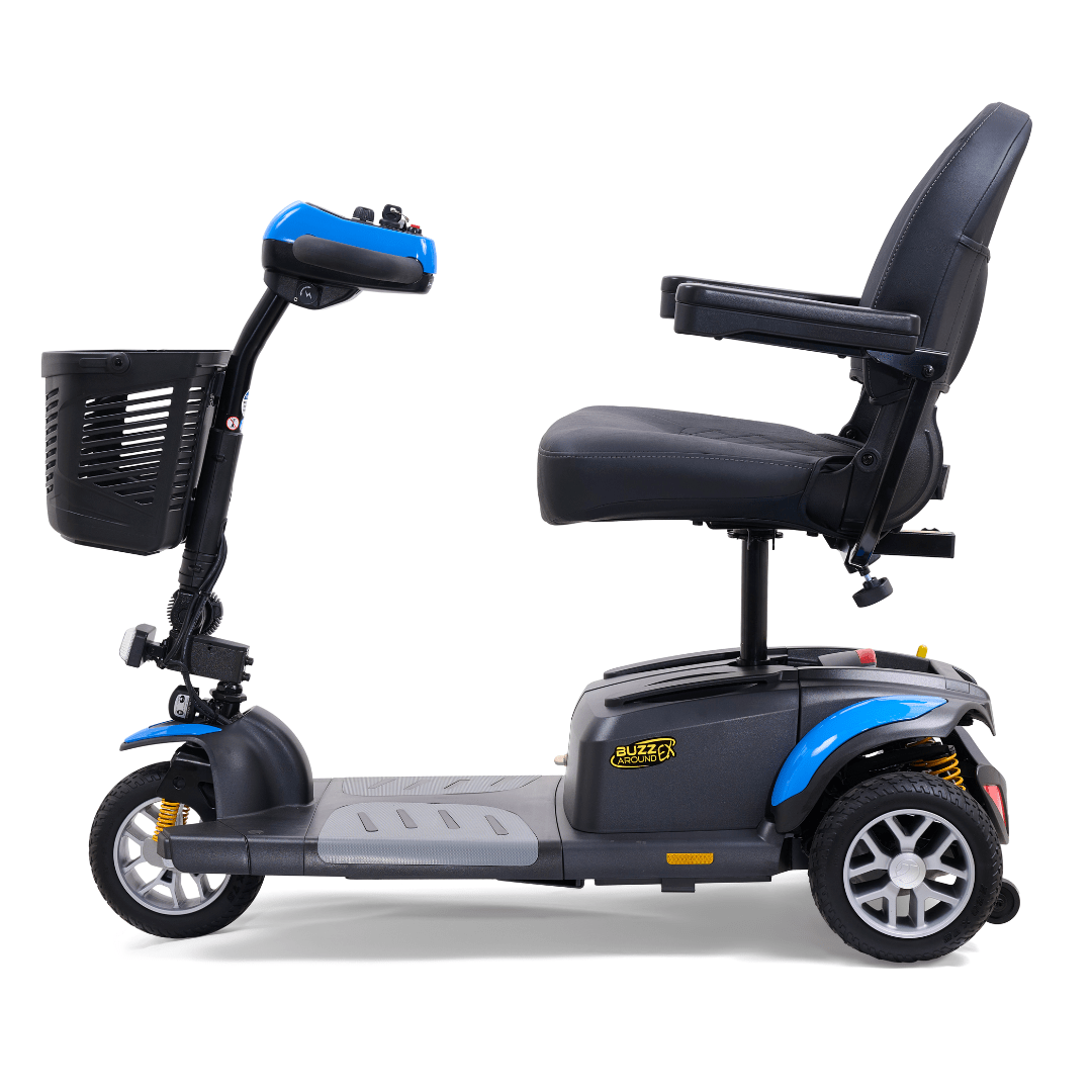 Buzzaround EX 3-Wheel Costal Blue Side View