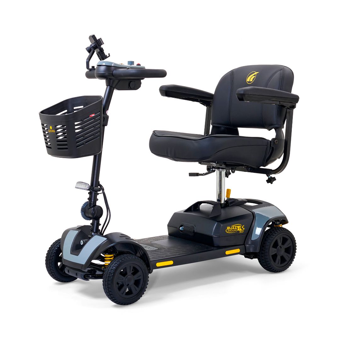 Buzzaround XLS-HD 4-Wheel Stone Grey Angled View