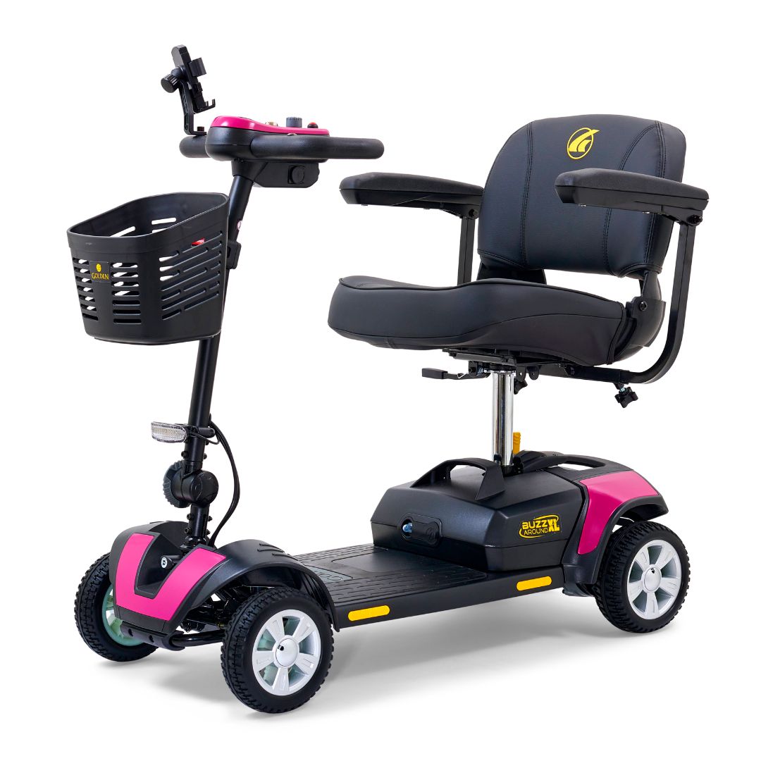 Buzzaround XL 4-Wheel Orchid Pink Angled View