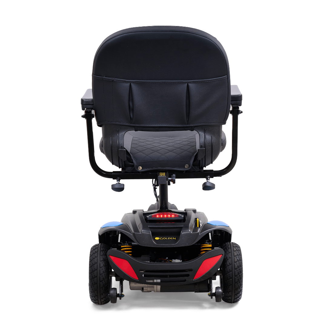Buzzaround EX 3-Wheel Costal Blue Rear View