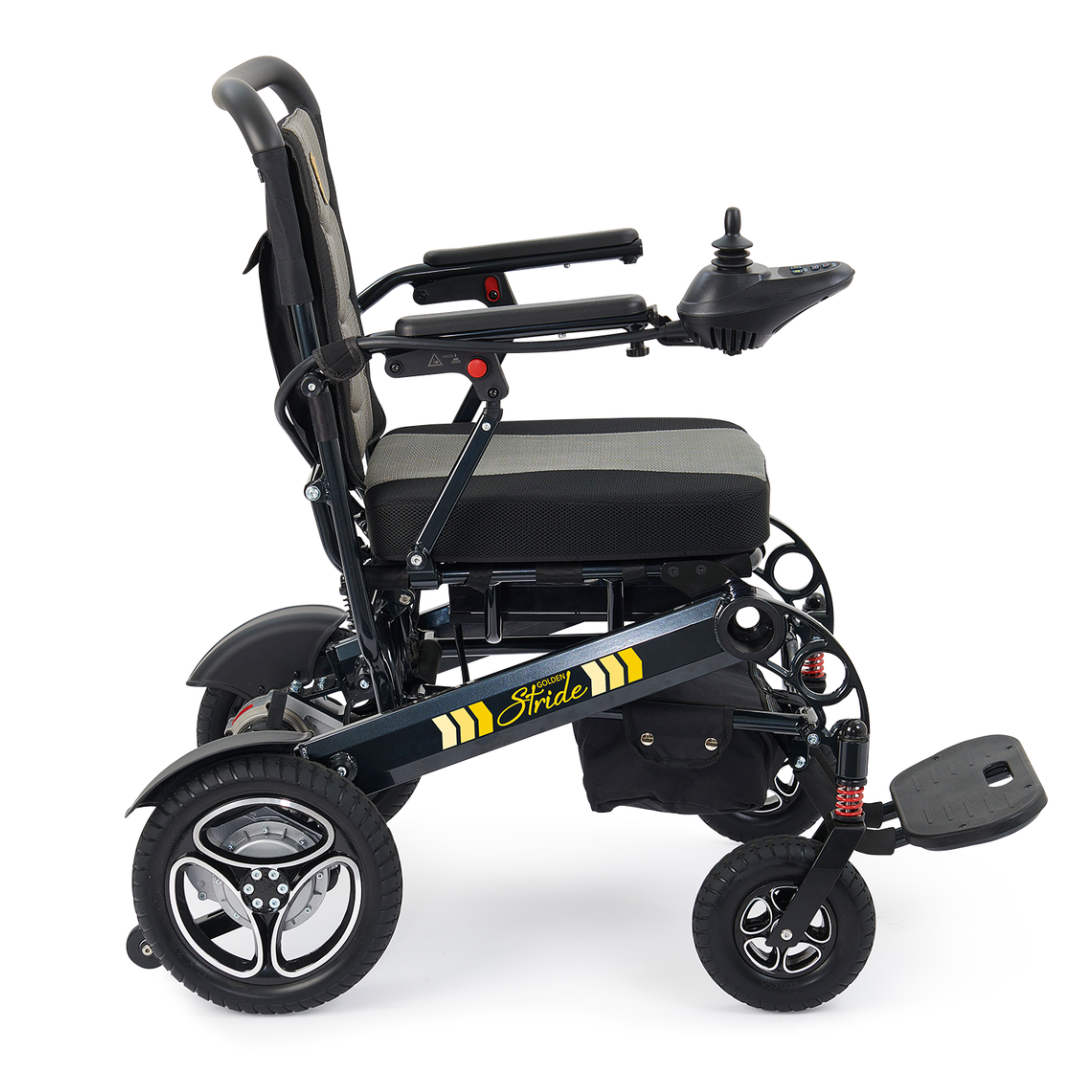 Golden Stride Power Wheelchair Side View