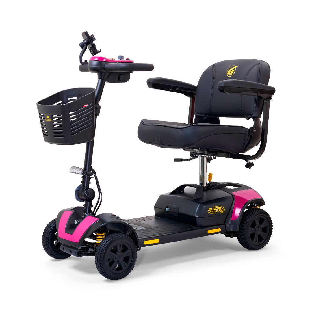 Buzzaround XLS-HD 4-Wheel Orchid Pink Angled View