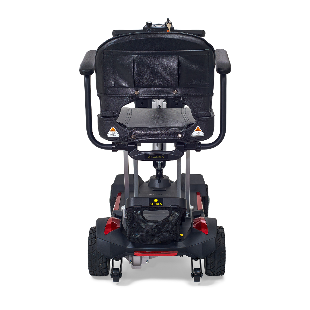 Buzzaround CarryOn Velvet Red Rear View