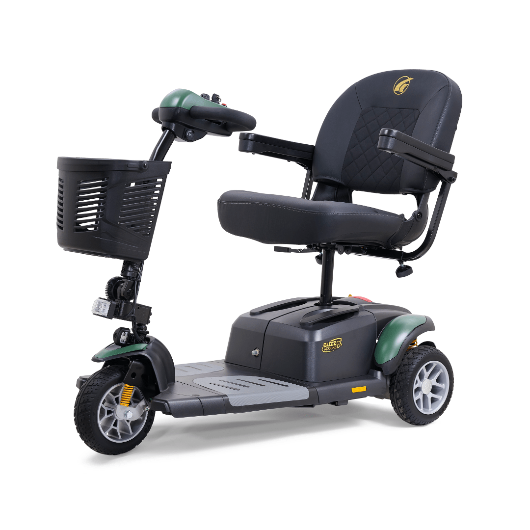 Buzzaround EX 3-Wheel Army Green Angled View