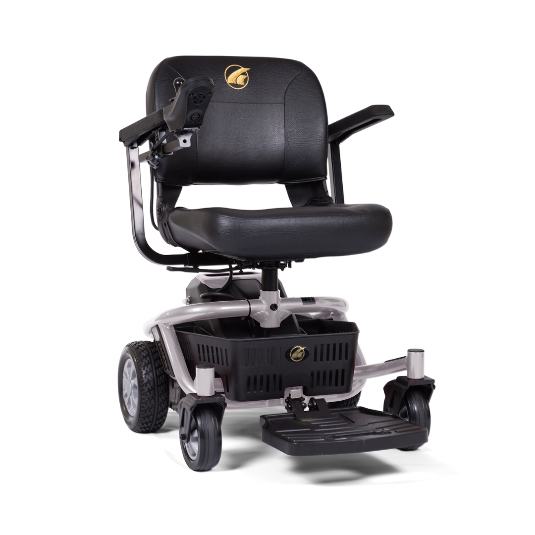 Golden LiteRider Envy Silver Angled View