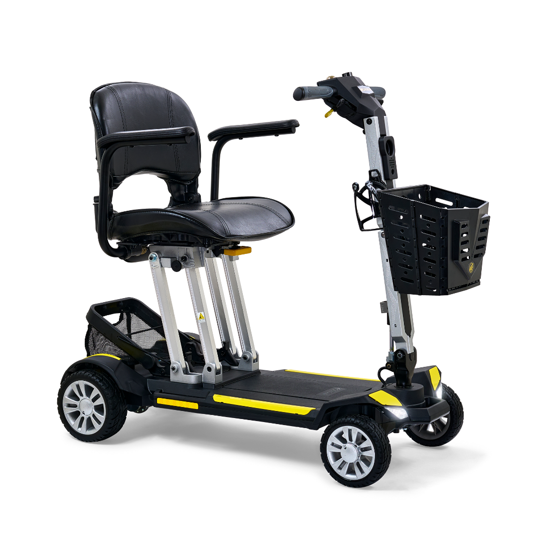 Buzzaround CarryOn Canary Yellow Angled View