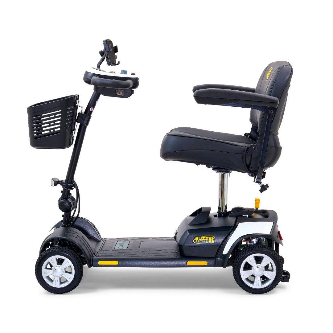 Buzzaround XL 4-Wheel Crisp White Side View