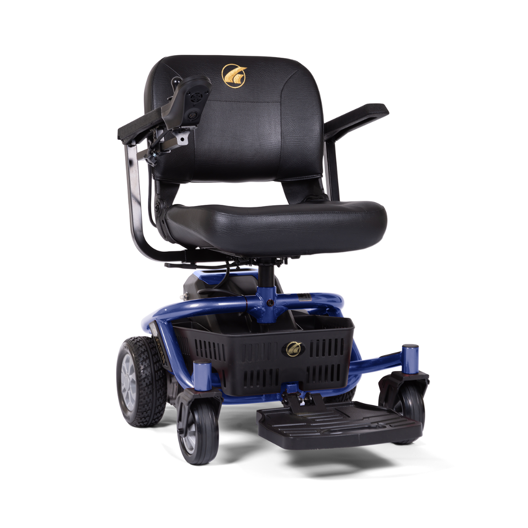 Golden LiteRider Envy Blue Angled View