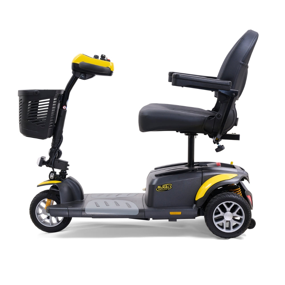 Buzzaround EX 3-Wheel Canary Yellow Side View