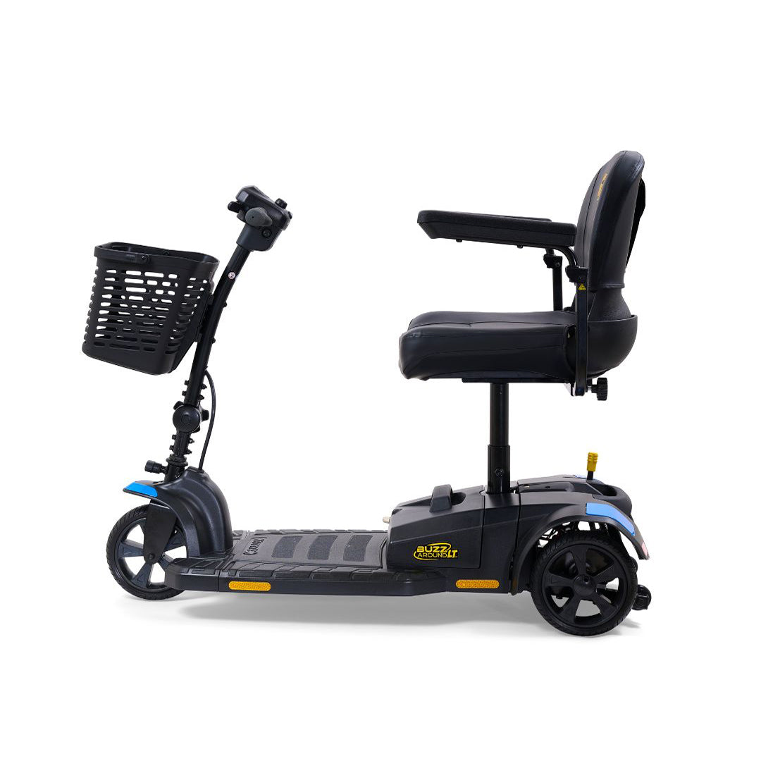 Buzzaround LT 3-Wheel Blue Side View