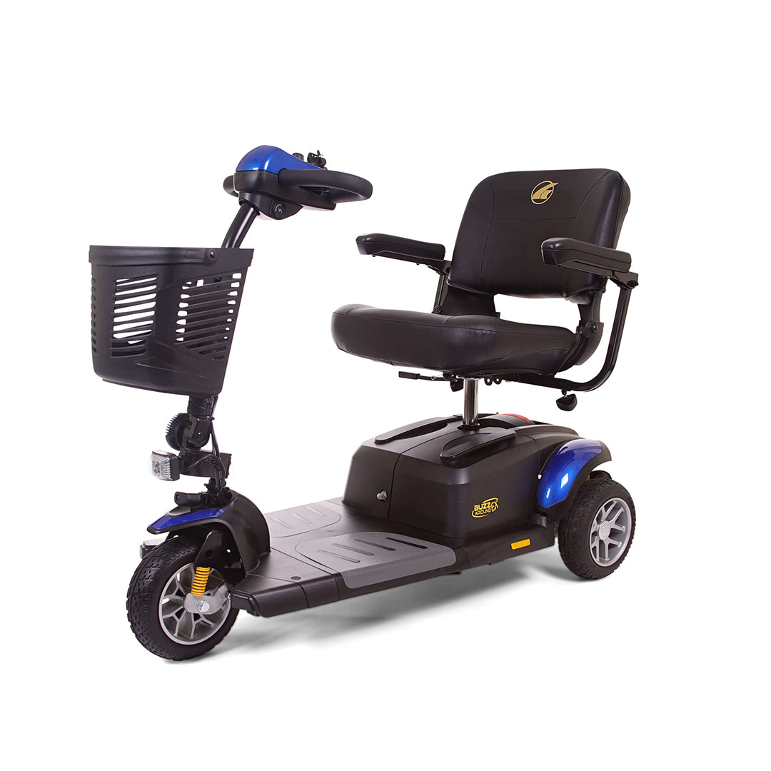 Buzzaround LT 3-Wheel Blue Angled View