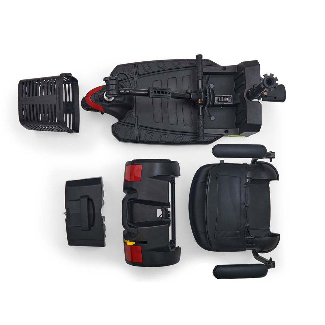 Buzzaround LT 3-Wheel Red Disassembled View