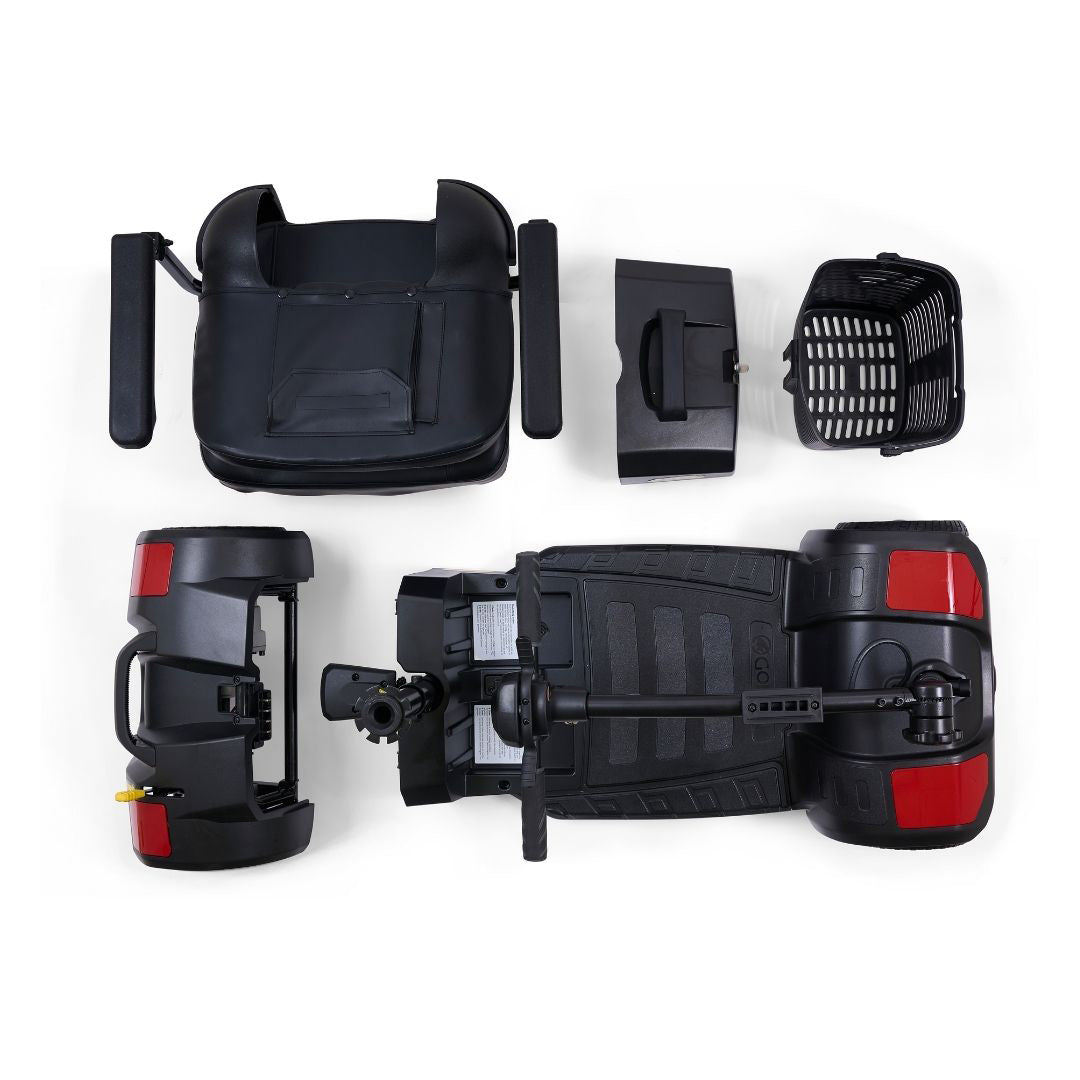 Buzzaround LT 4-Wheel Disassembled View