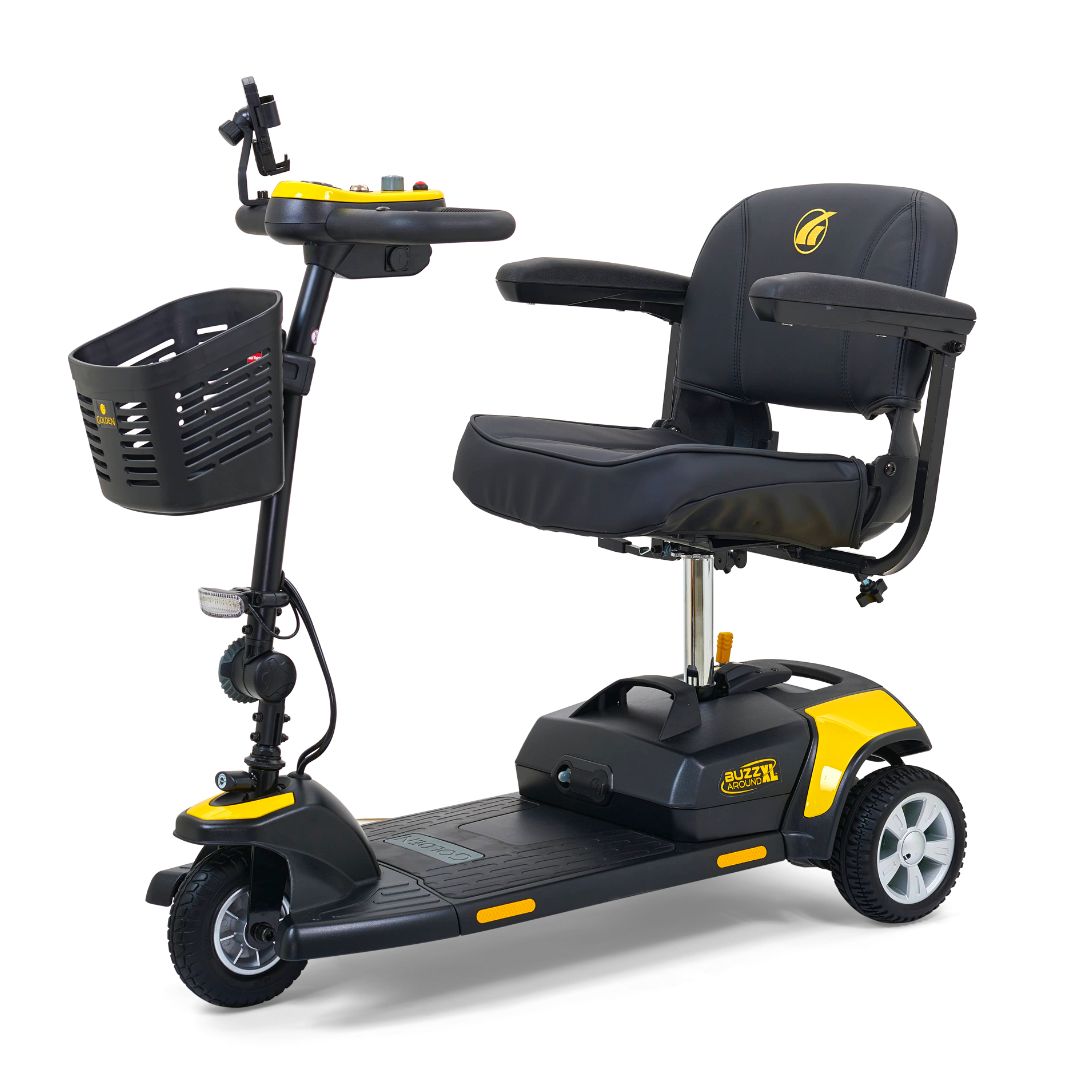 Buzzaround XL 3-Wheel Canary Yellow Angled View