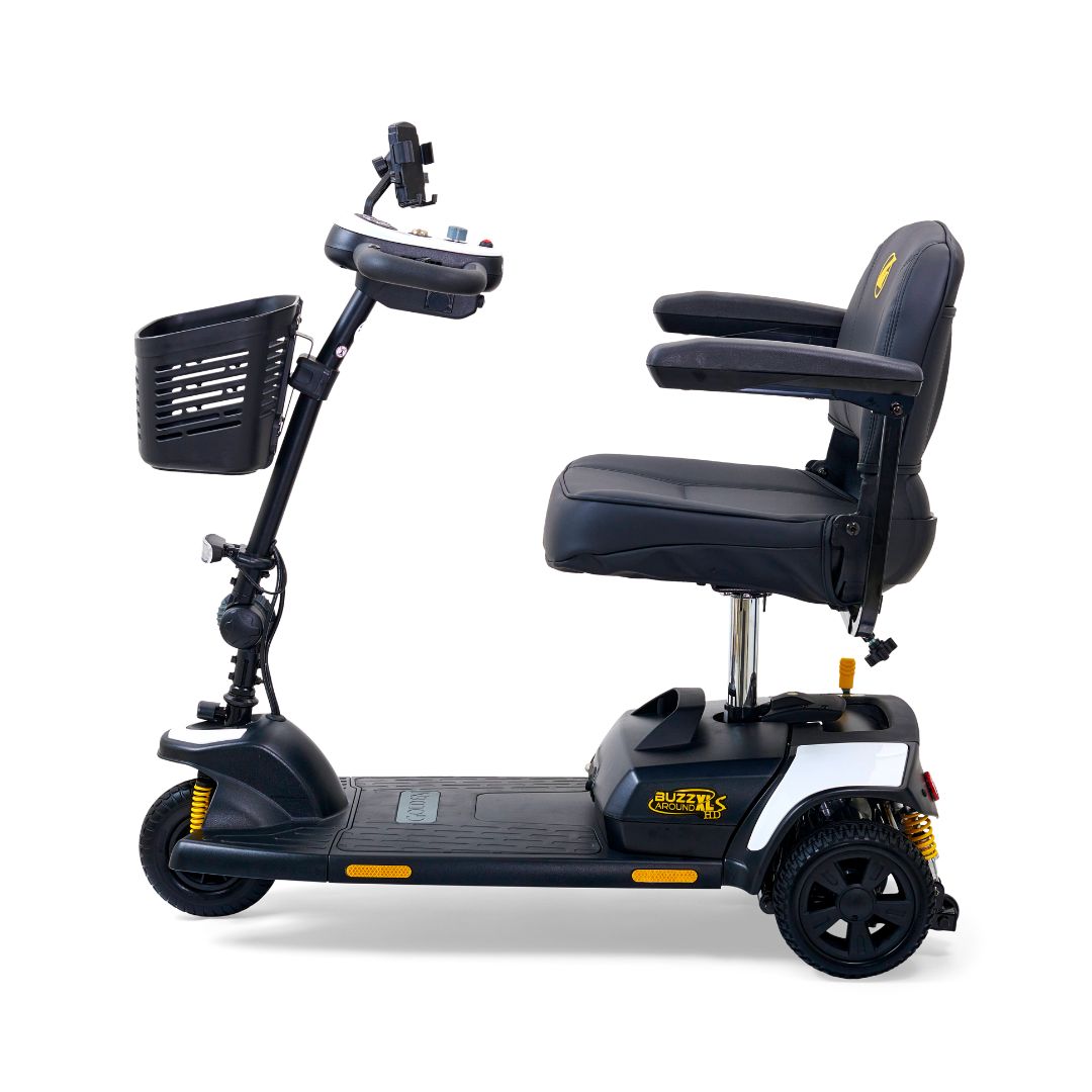 Buzzaround XLS-HD 3-Wheel Crisp White Side View