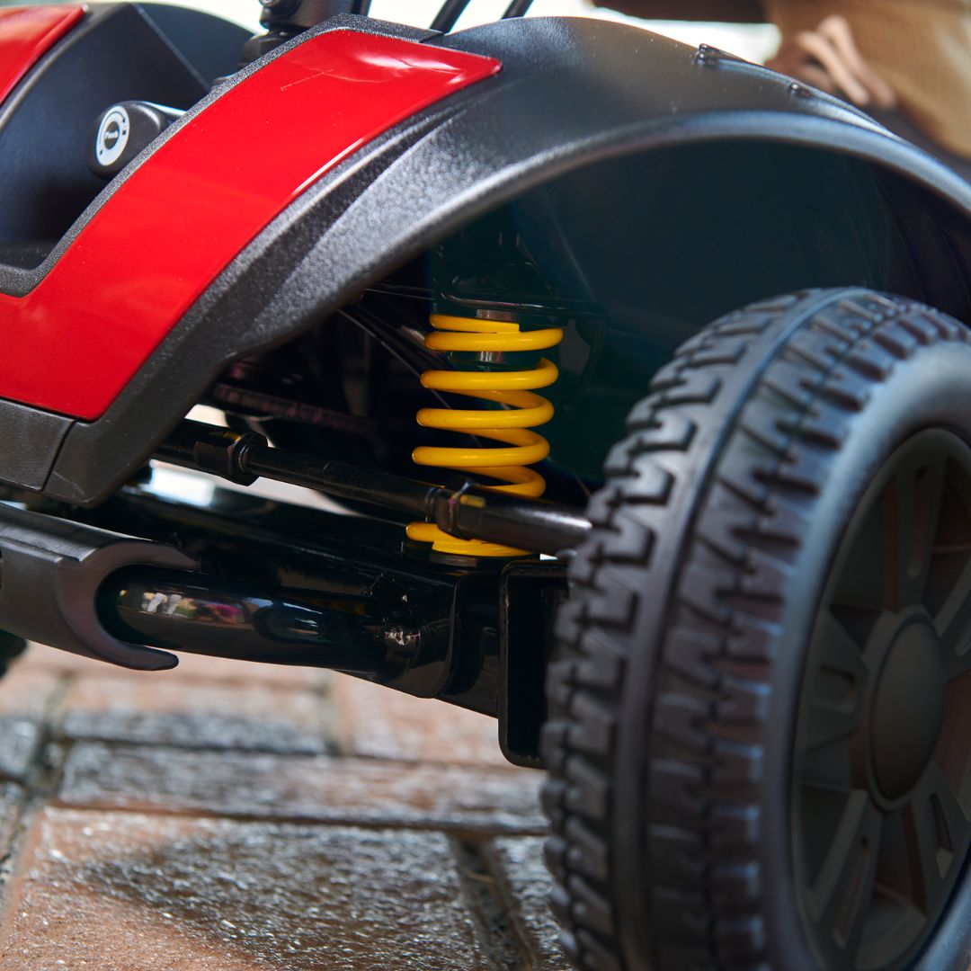 Buzzaround XLS-HD 3-Wheel Suspension View