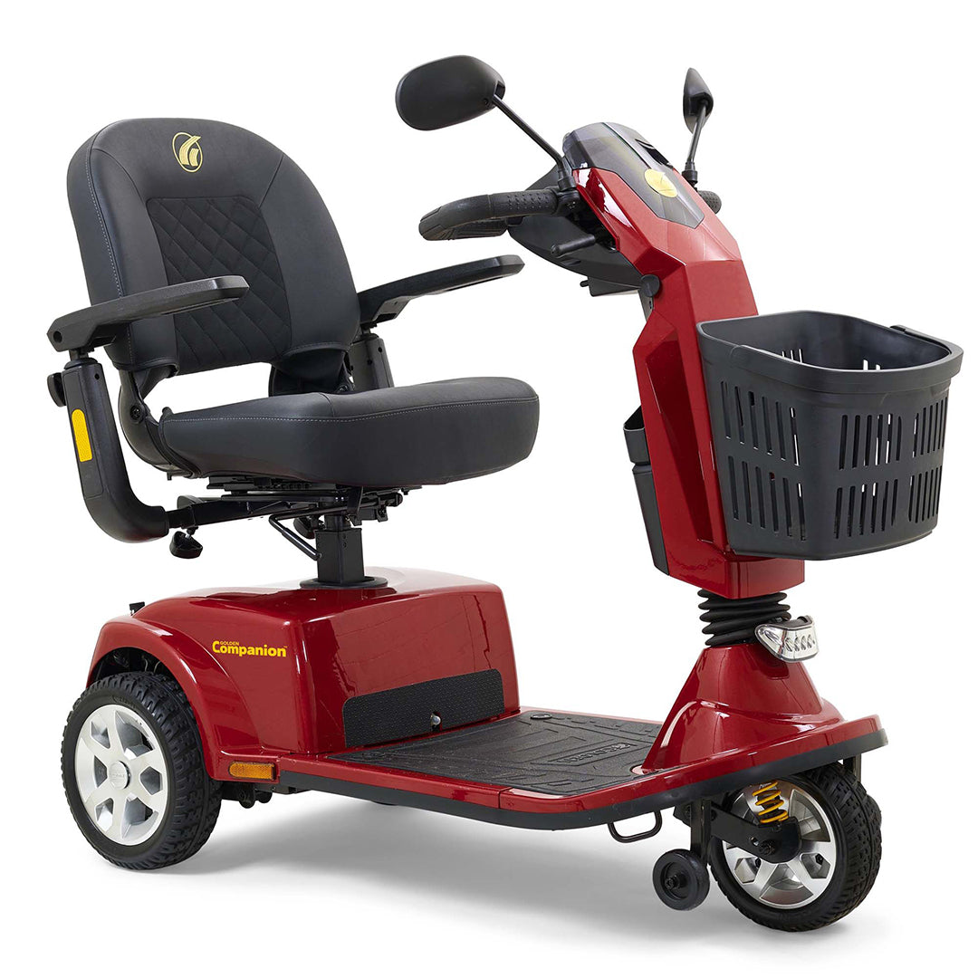 Companion 3-Wheel Full Size Crimson Red Right Angled View