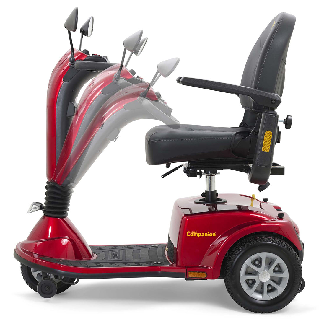 Companion 3-Wheel Mid Size Crimson Red Left Side 