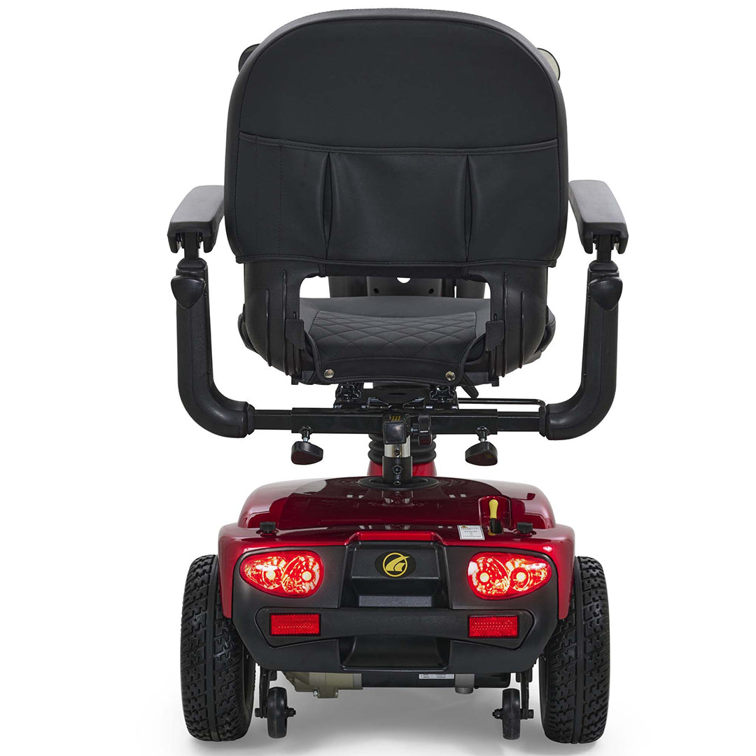 Companion 3-Wheel Mid Size Crimson Red Rear View