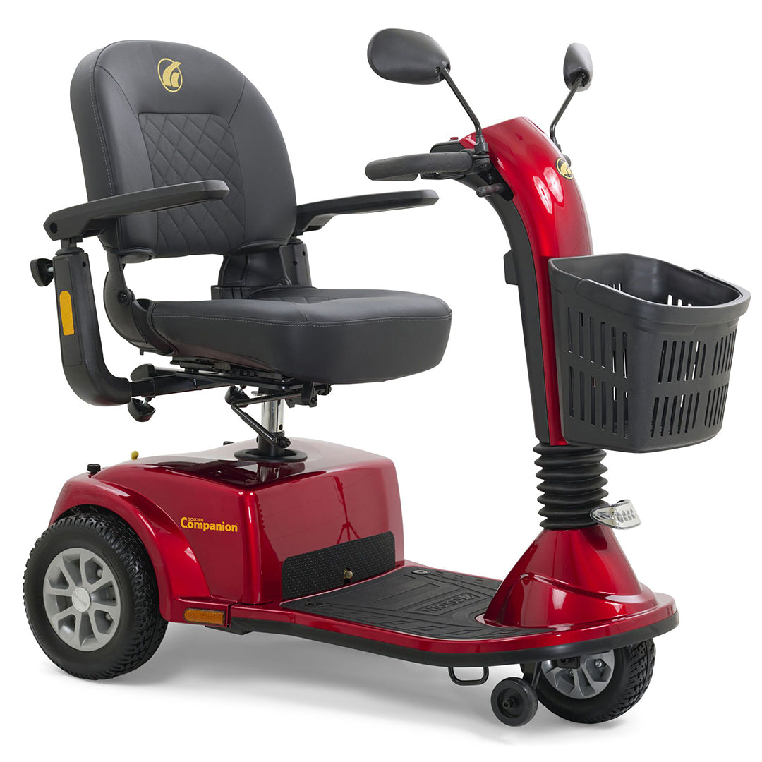 Companion 3-Wheel Mid Size Crimson Red Right Angle View