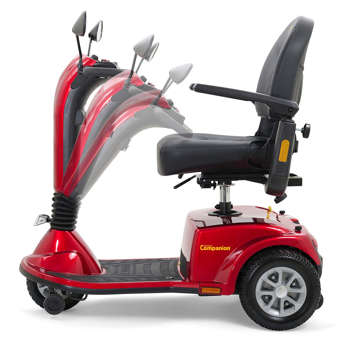 Companion HD Crimson Red Adjustable Tiller