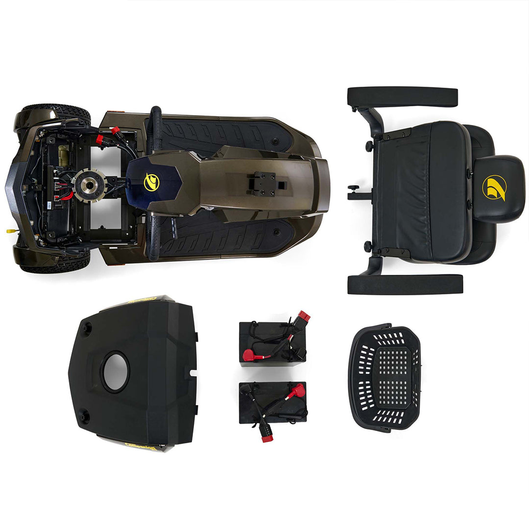 Companion HD Galactic Grey Disassembled View