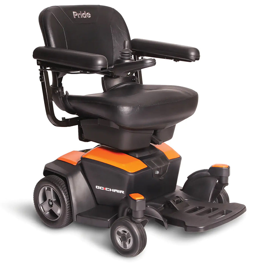 Pride Go Chair Amber Orange Angled View