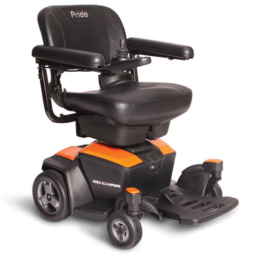 Pride Go Chair Amber Orange Angled View