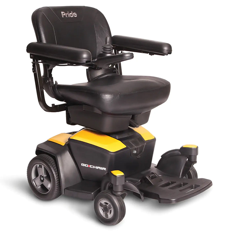 Go Chair Citrine Yellow Angled View