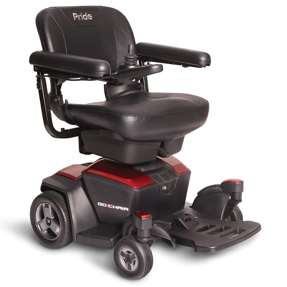Pride Go Chair Ruby Red Angled View