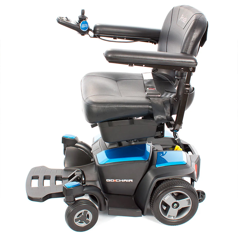 Pride Go Chair Sapphire Blue Left Side View