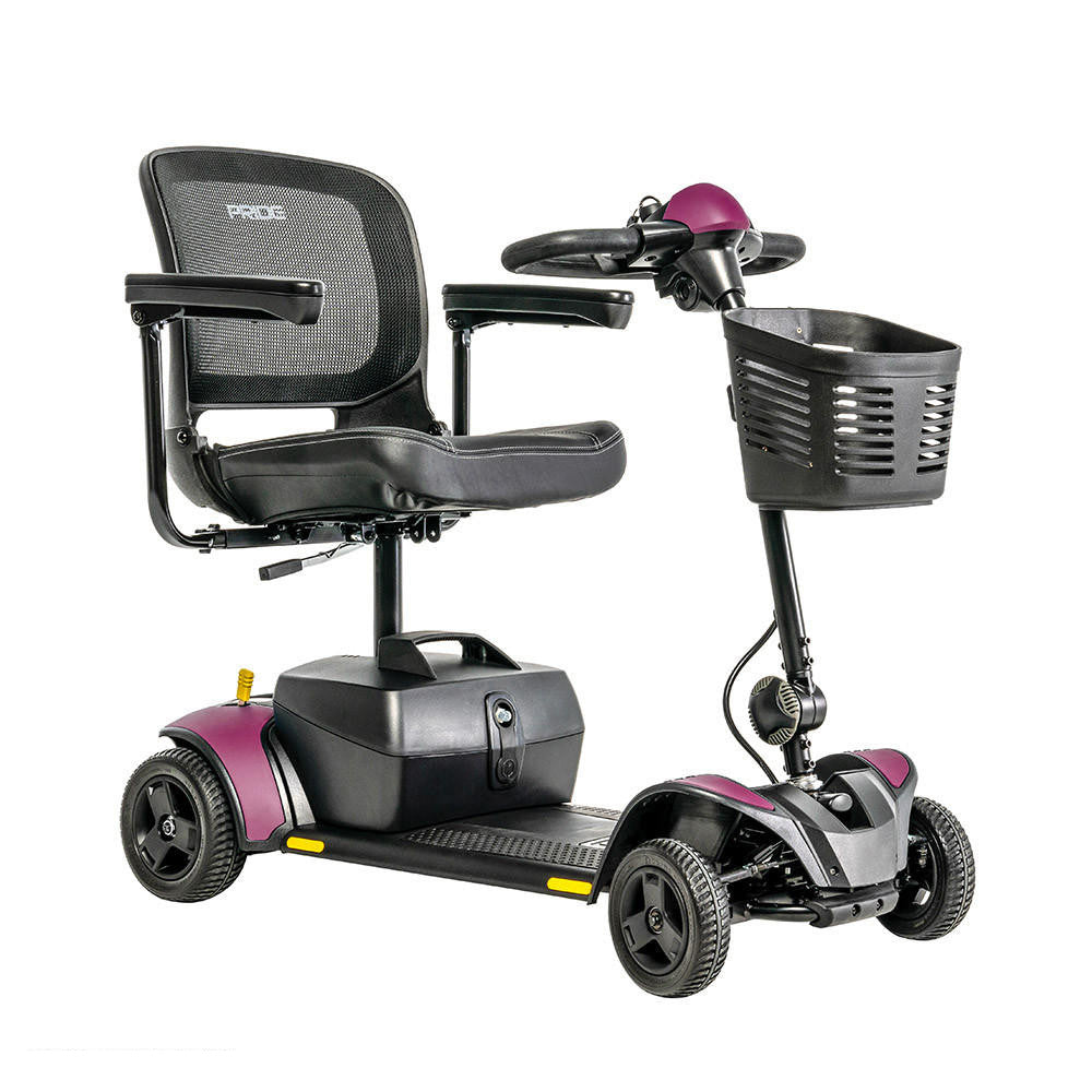 Go Go Elite Traveller 2 4-Wheel Plum Right Angled View