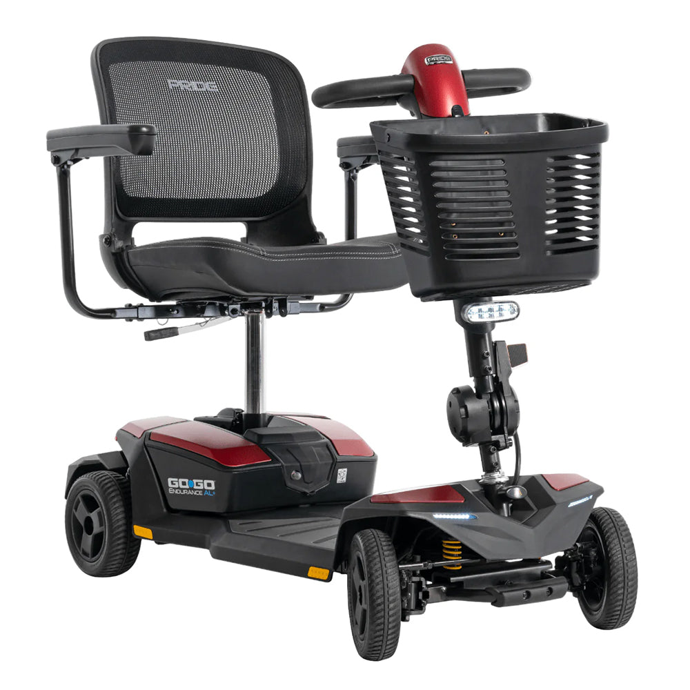 Go Go Endurance Li Garnet Red Right Angle View