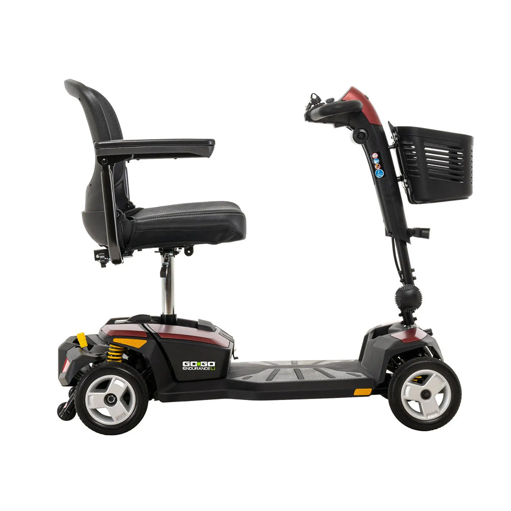 Go Go Endurance Li Garnet Red Right Side View