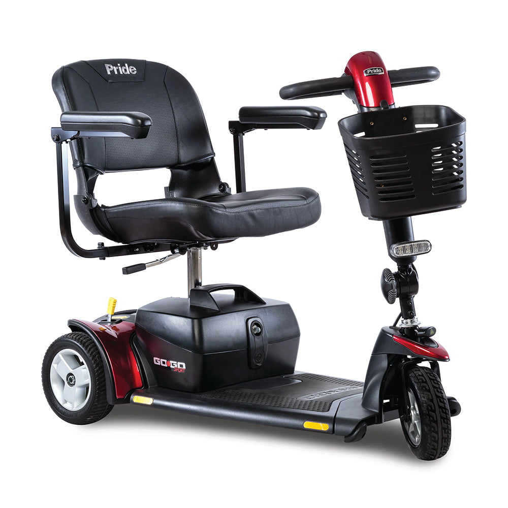 Go Go Sport 3-Wheel Red Right Angled VIew