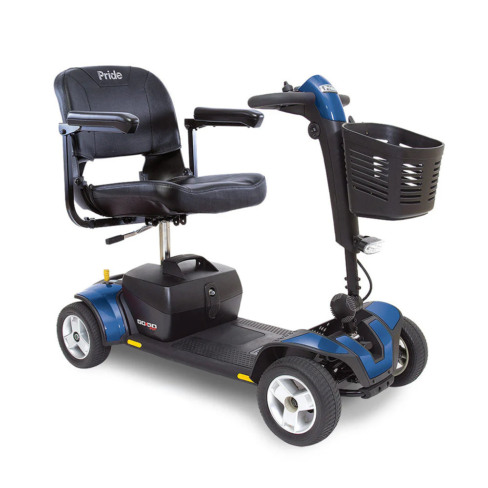Go Go Sport 4-Wheel Blue Right Angled View