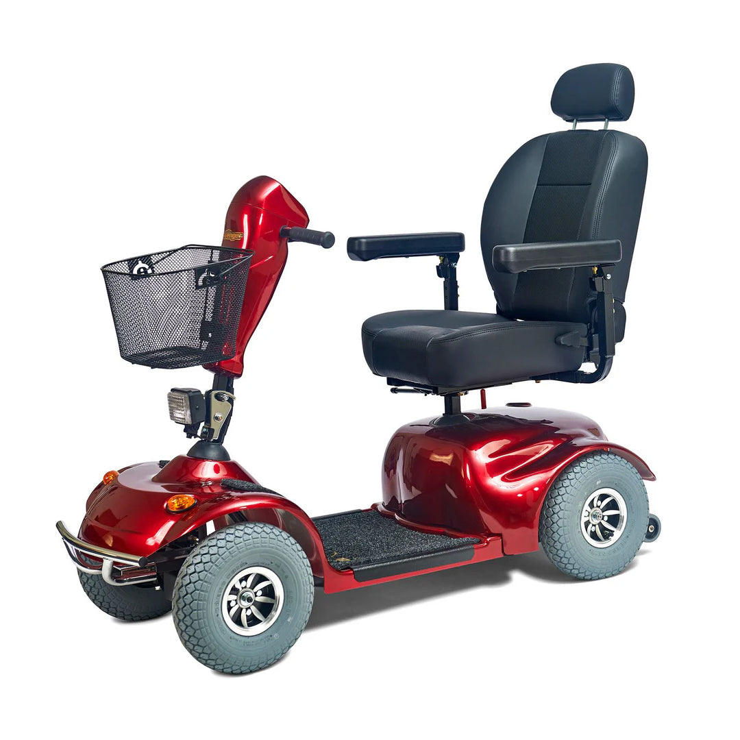 Golden Avenger 4-Wheel Red Angled View