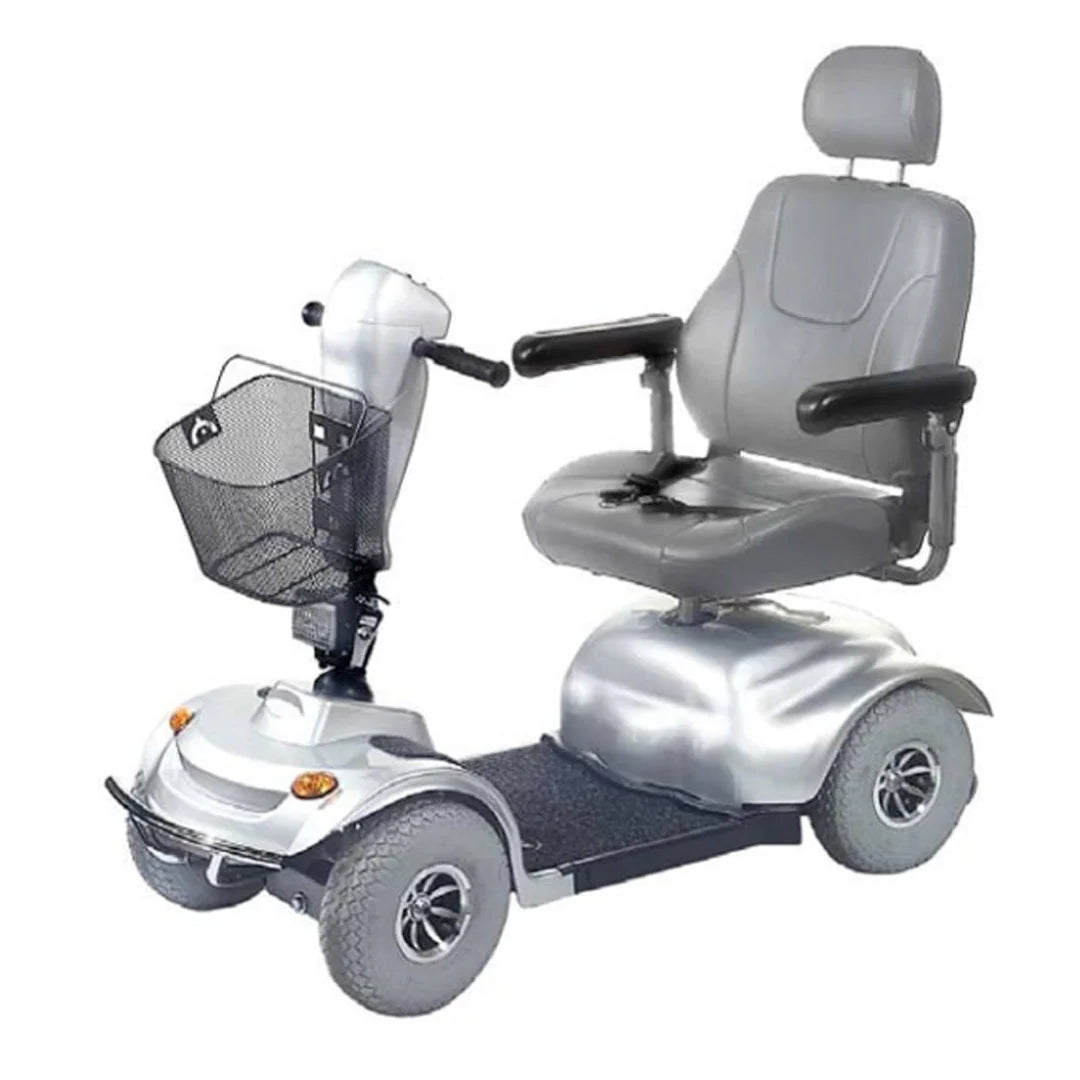 Golden Avenger 4-Wheel Silver Angled View