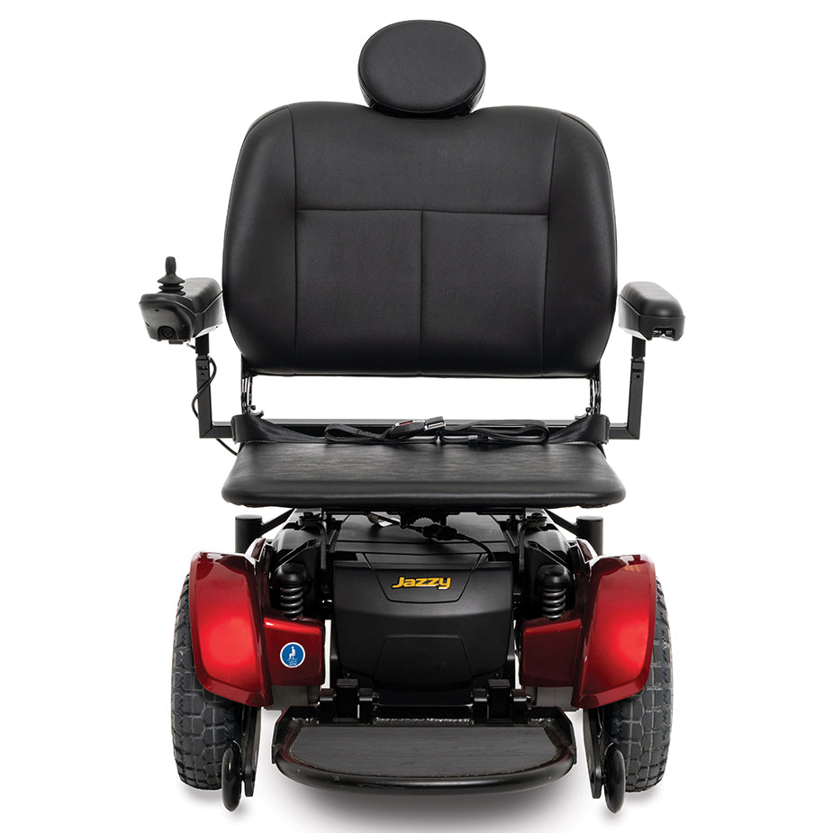 Jazzy 1450 Candy Apple Red Front View