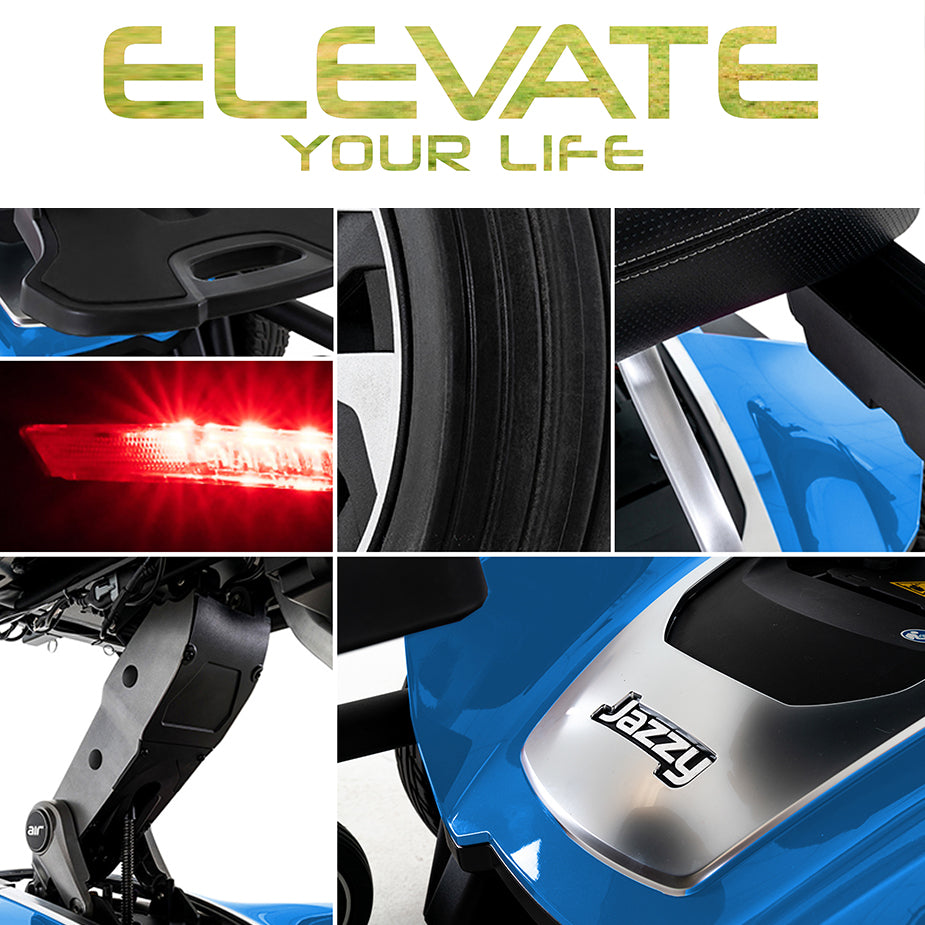 Jazzy 2 Elevating Power Wheelchair Features