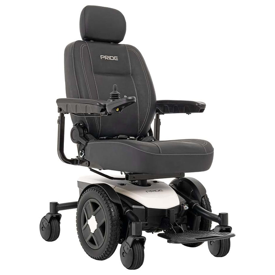 Jazzy EVO 614HD White Angled View