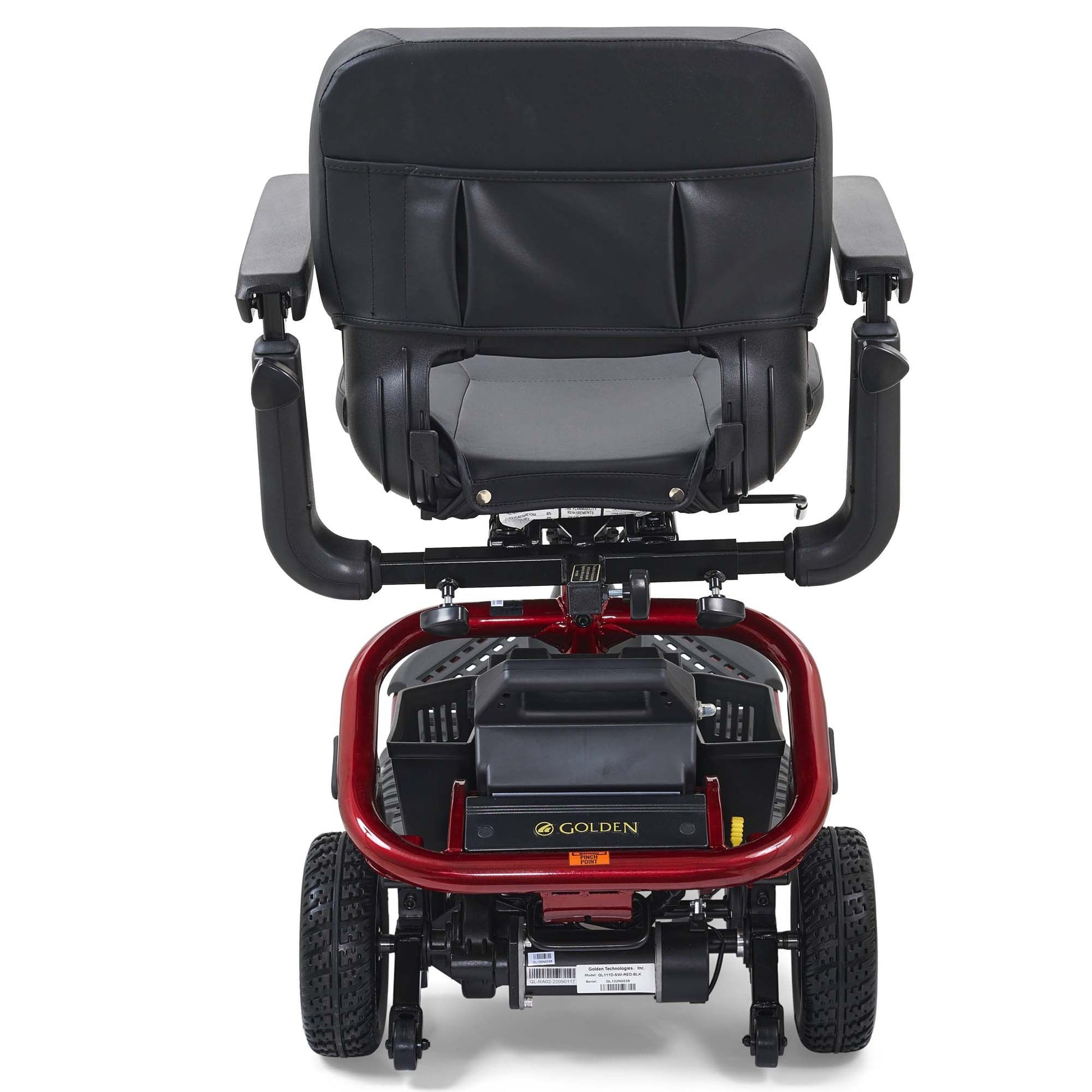 LiteRider 3-Wheel Red Rear View