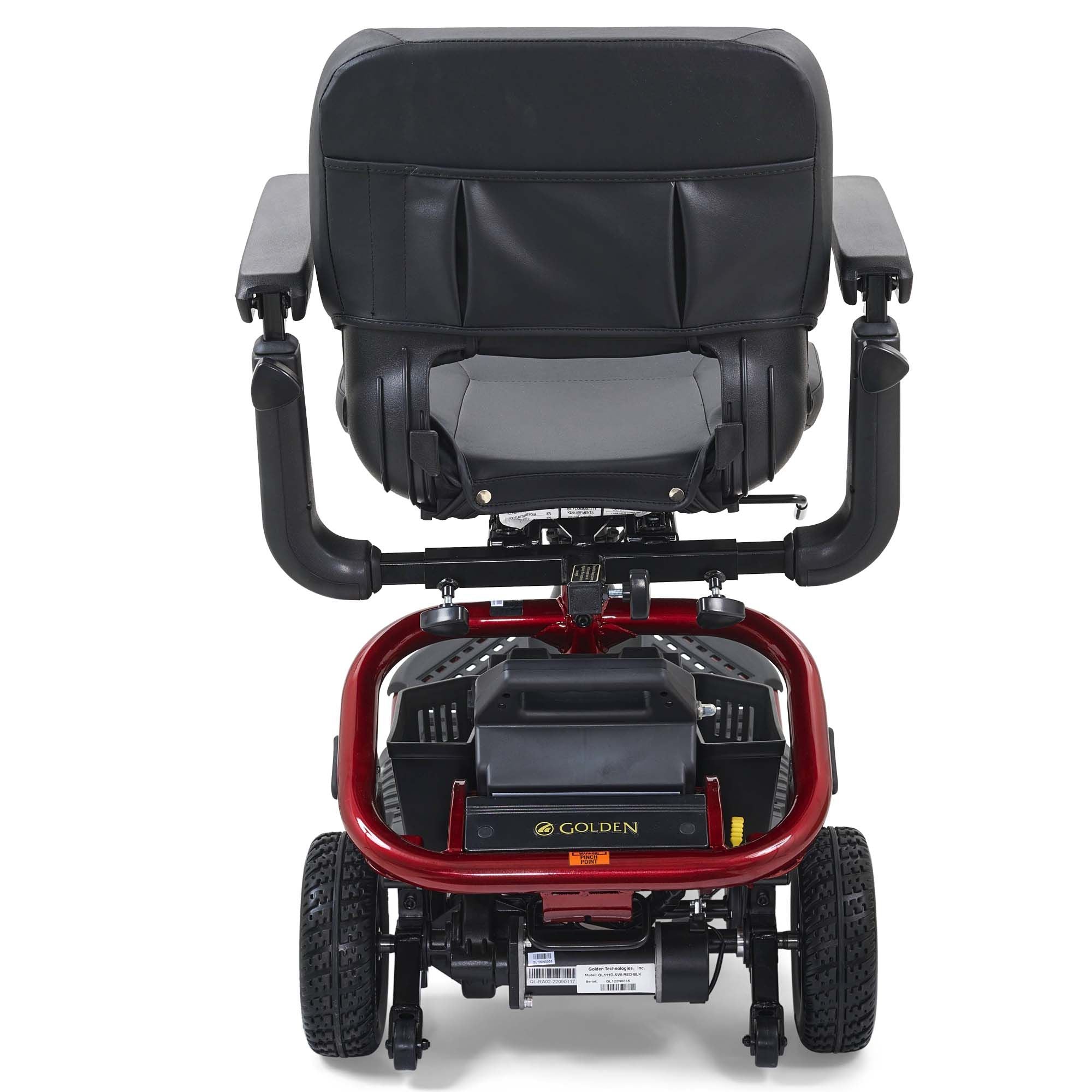 LiteRider 3-Wheel Red Rear View