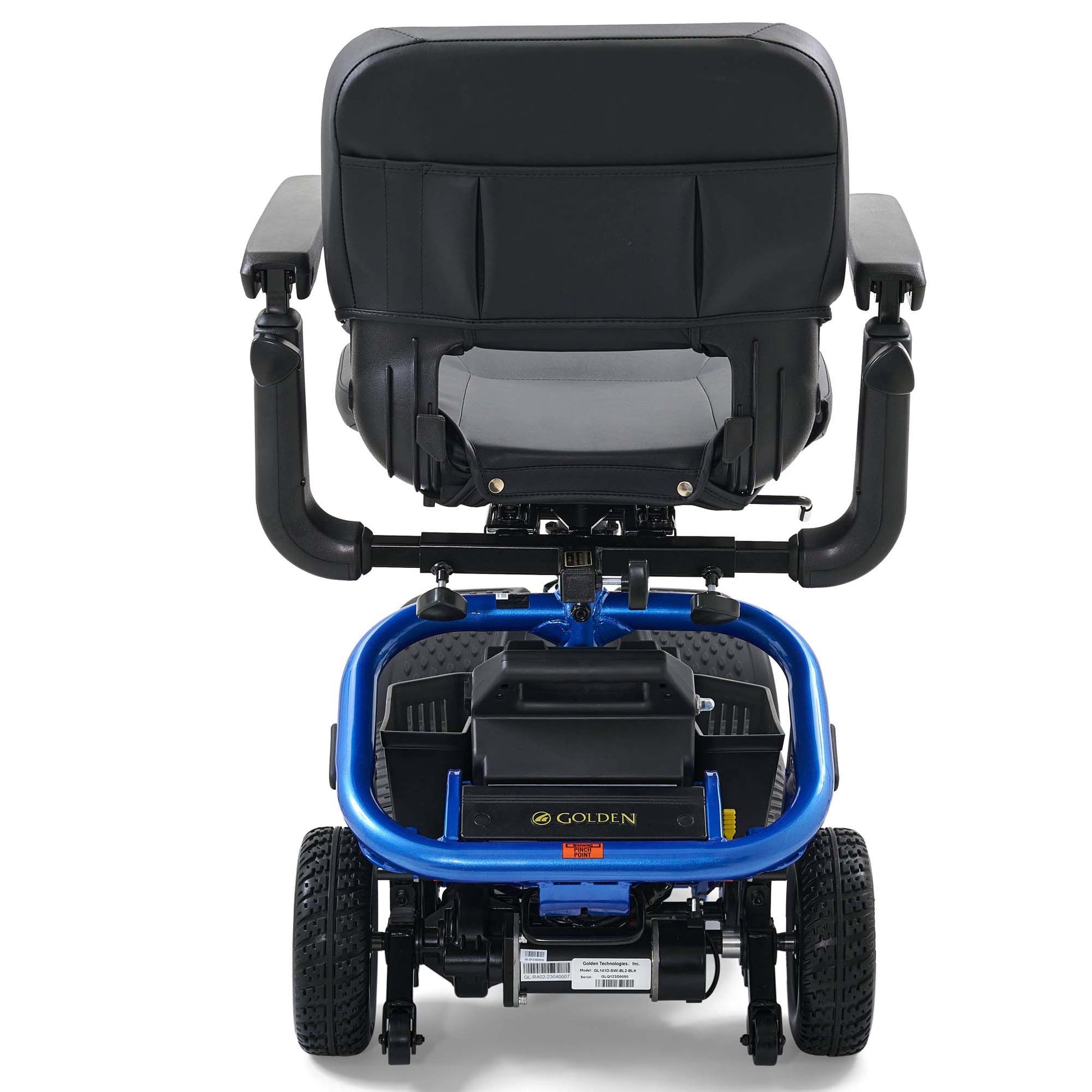 LiteRider 4-Wheel Blue Rear View