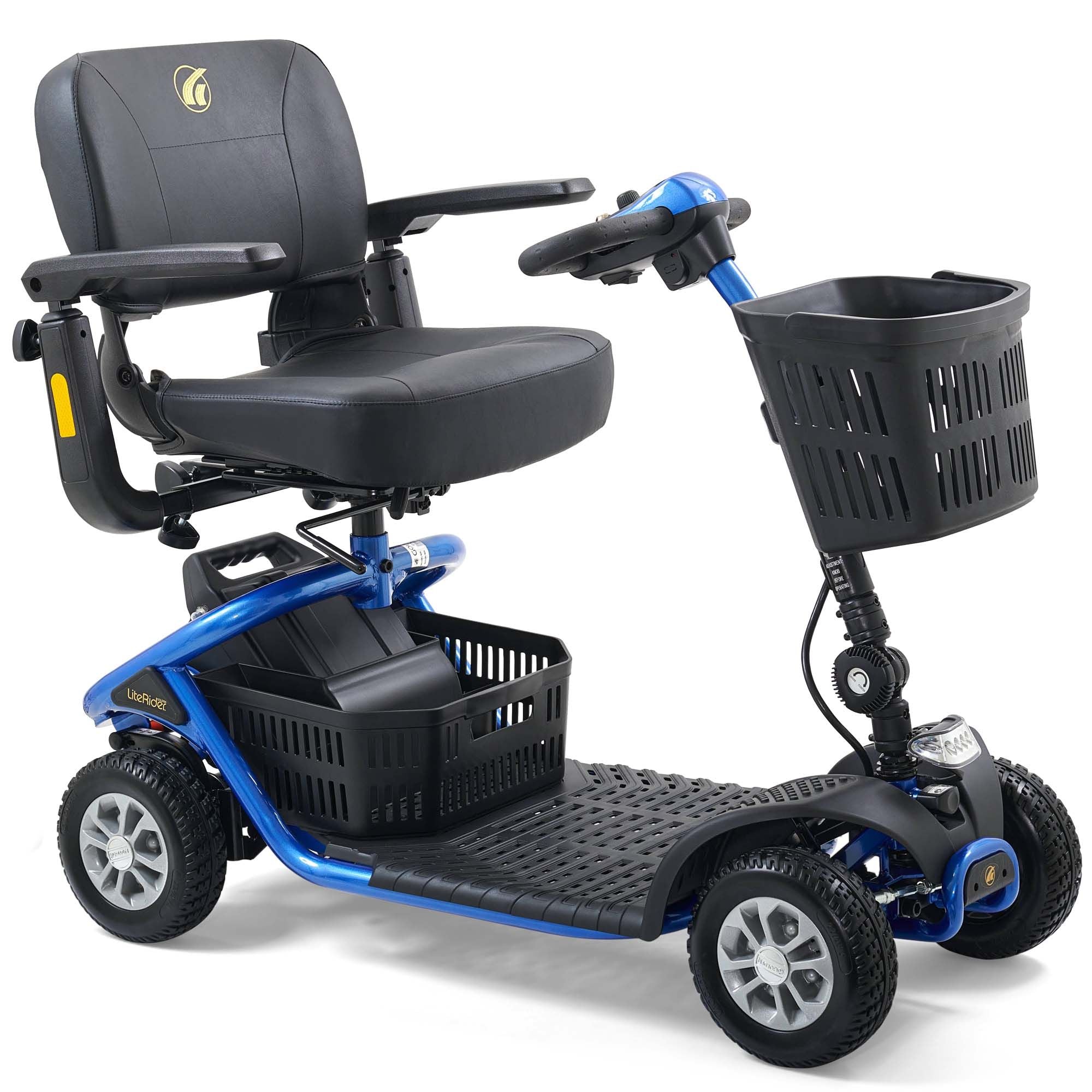 LiteRider 4-Wheel Blue Right Angled View