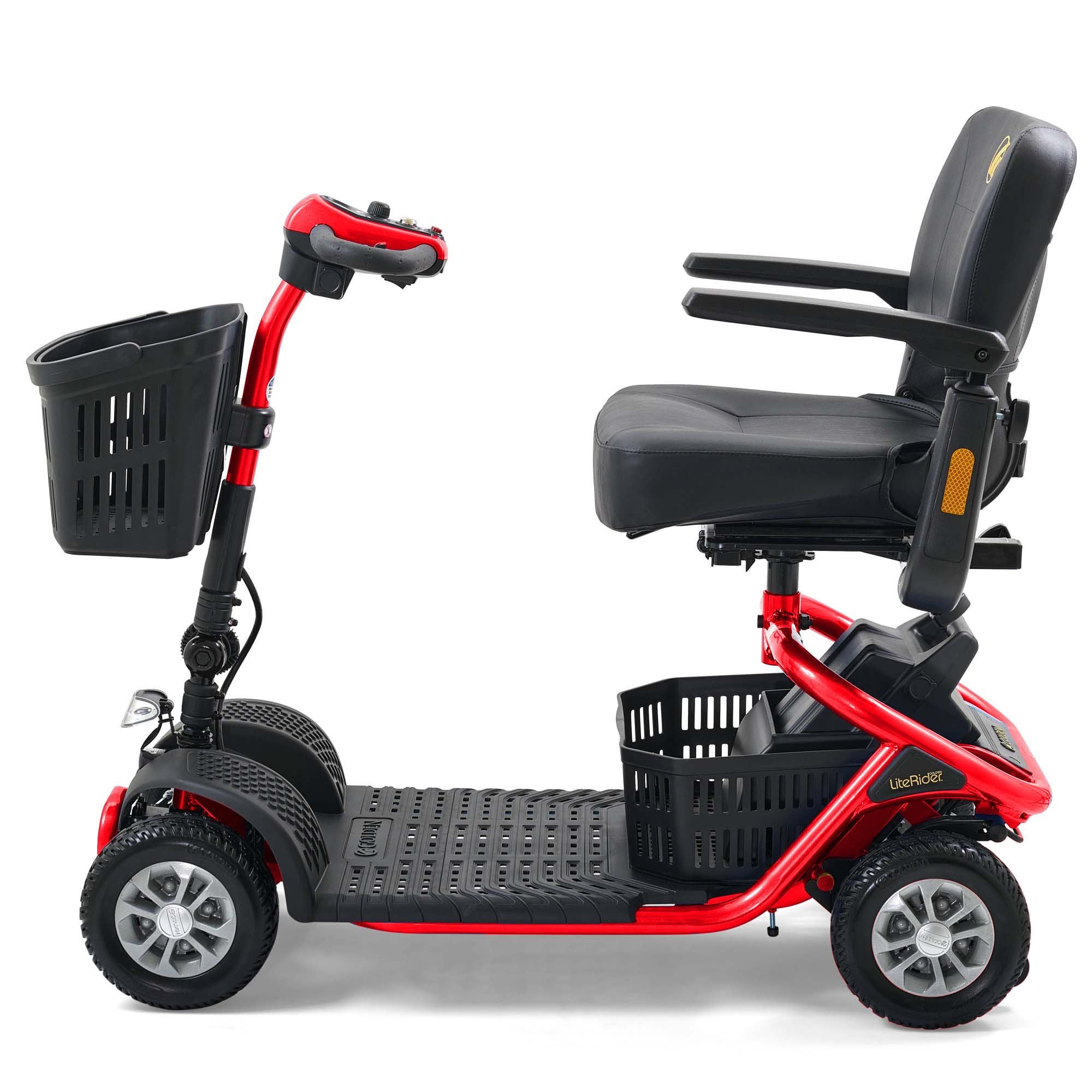 LiteRider 4-Wheel Red Left Side View