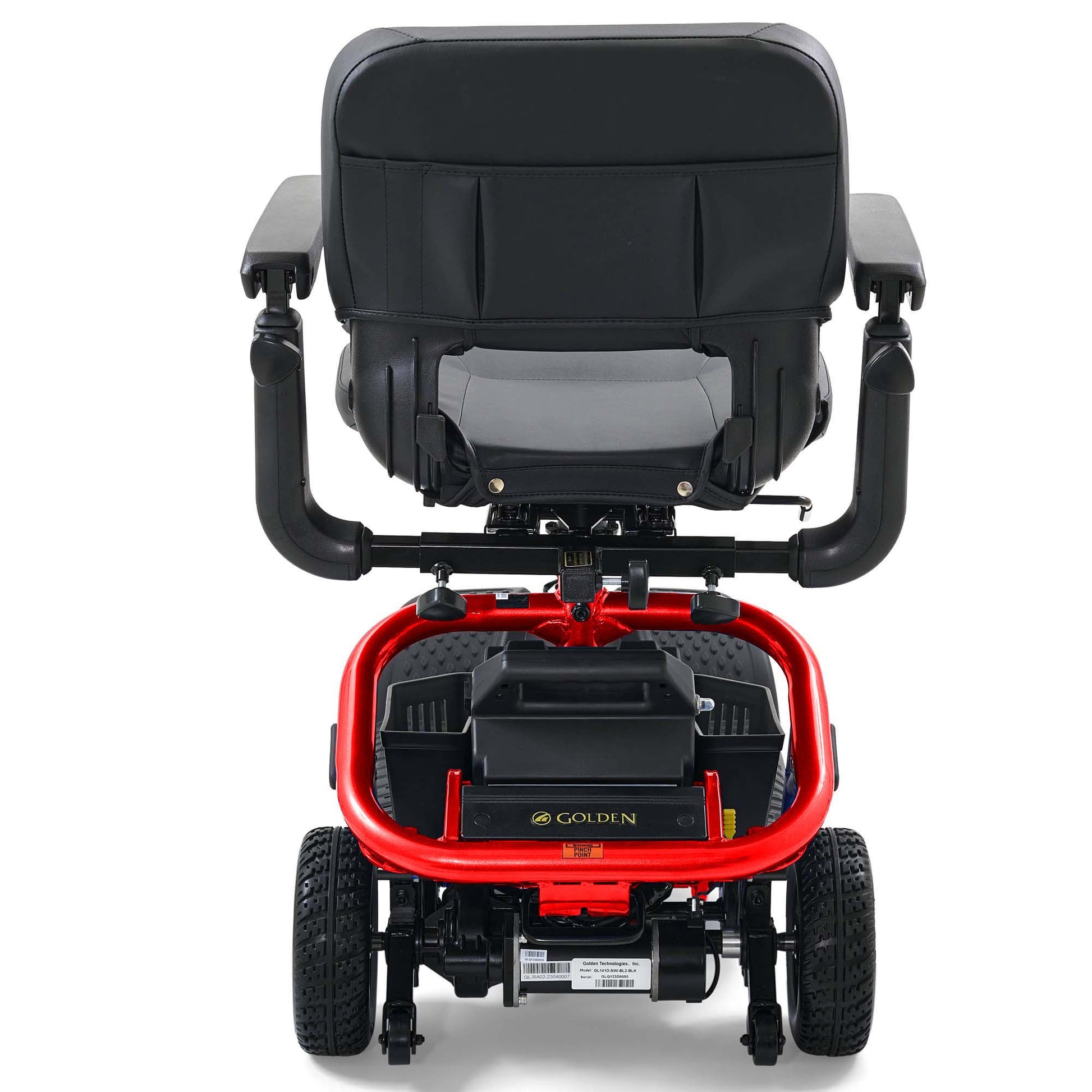 LiteRider 4-Wheel Red Rear View