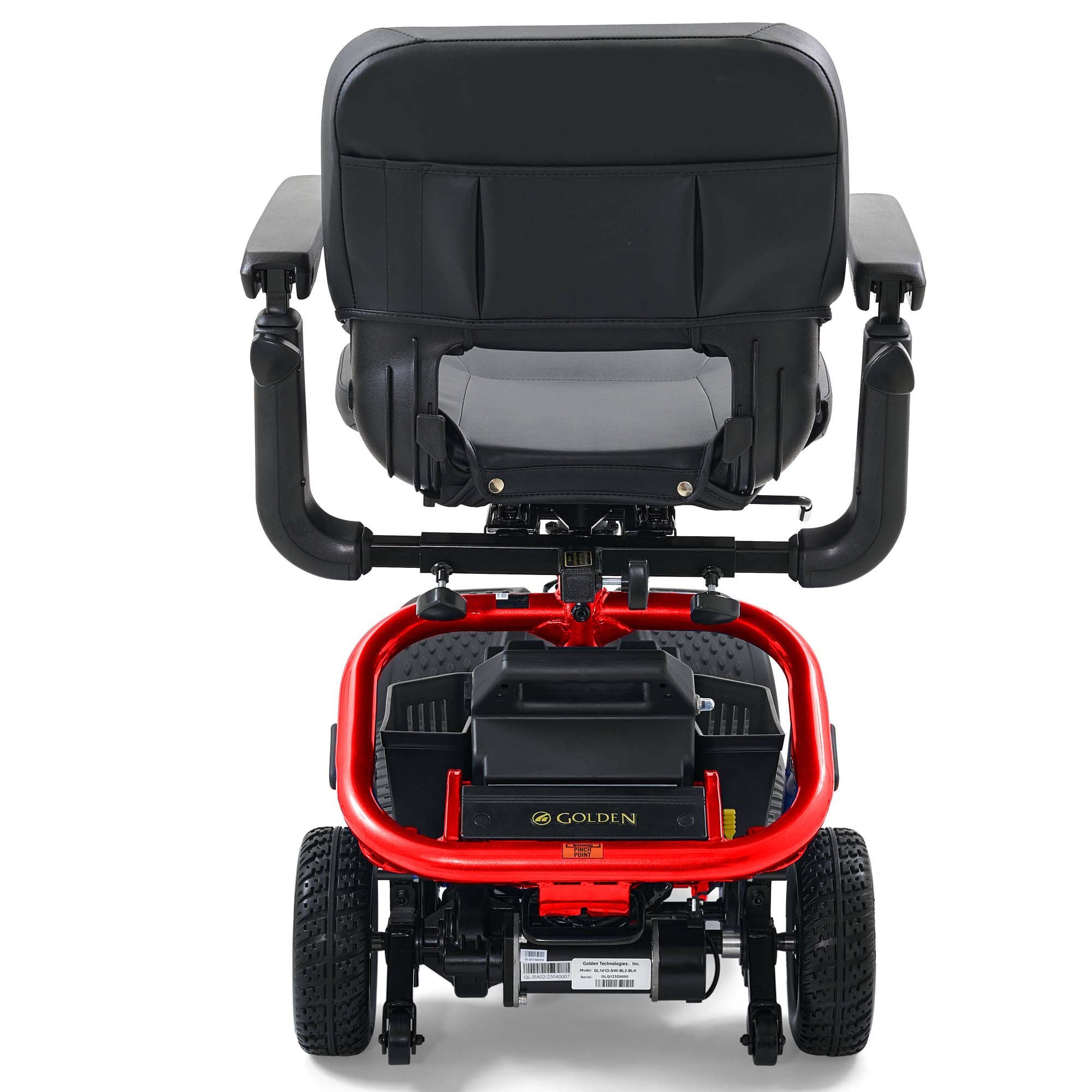 LiteRider 4-Wheel Red Rear View